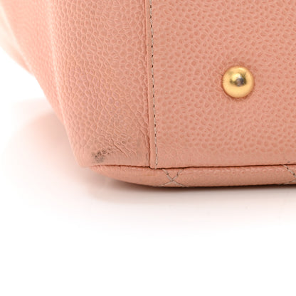 Chanel Caviar Quilted Petit Timeless Shopping Tote PTT Pink 13 of 16