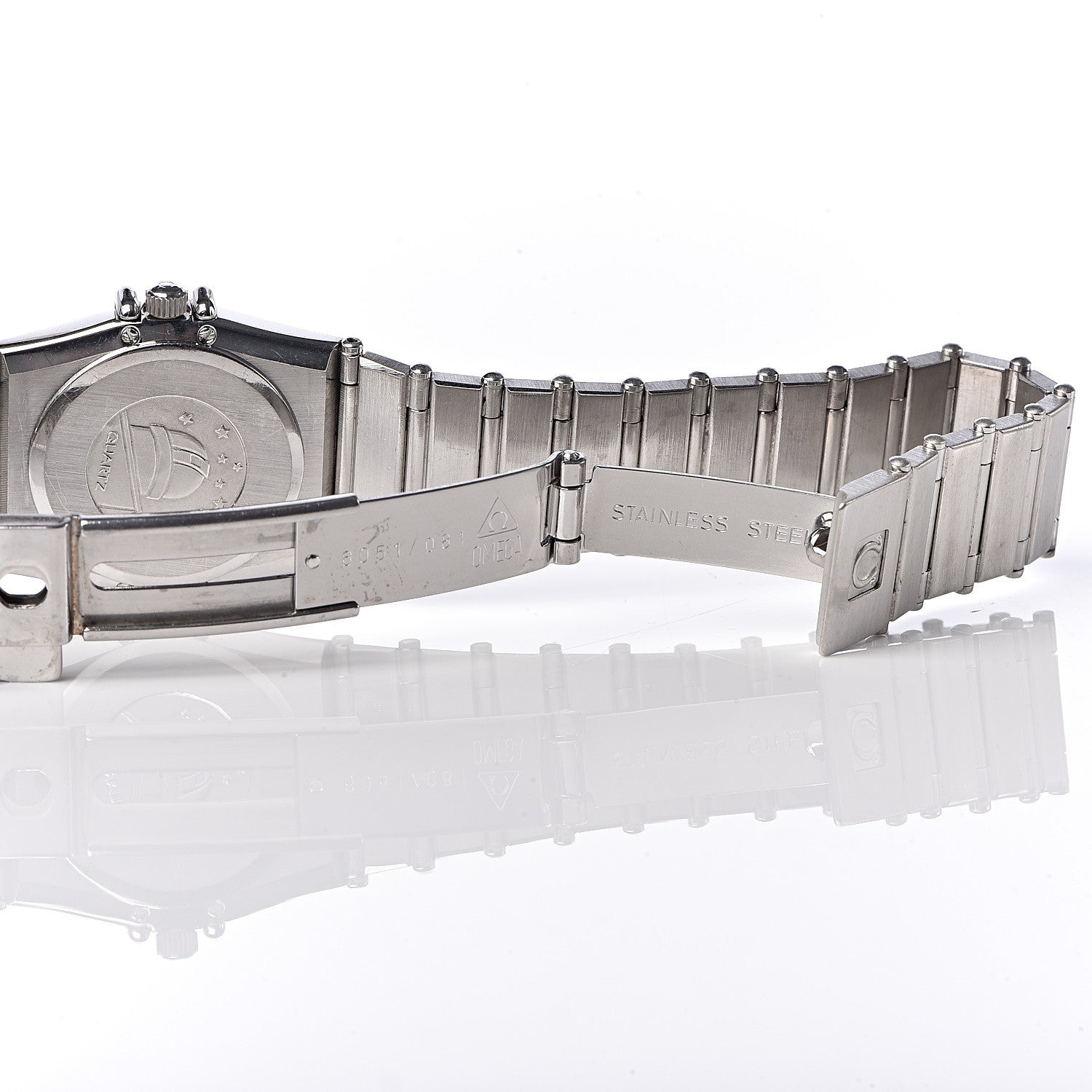 Omega Stainless Steel 23mm Constellation Quartz Watch White 1570.30 6 of 6