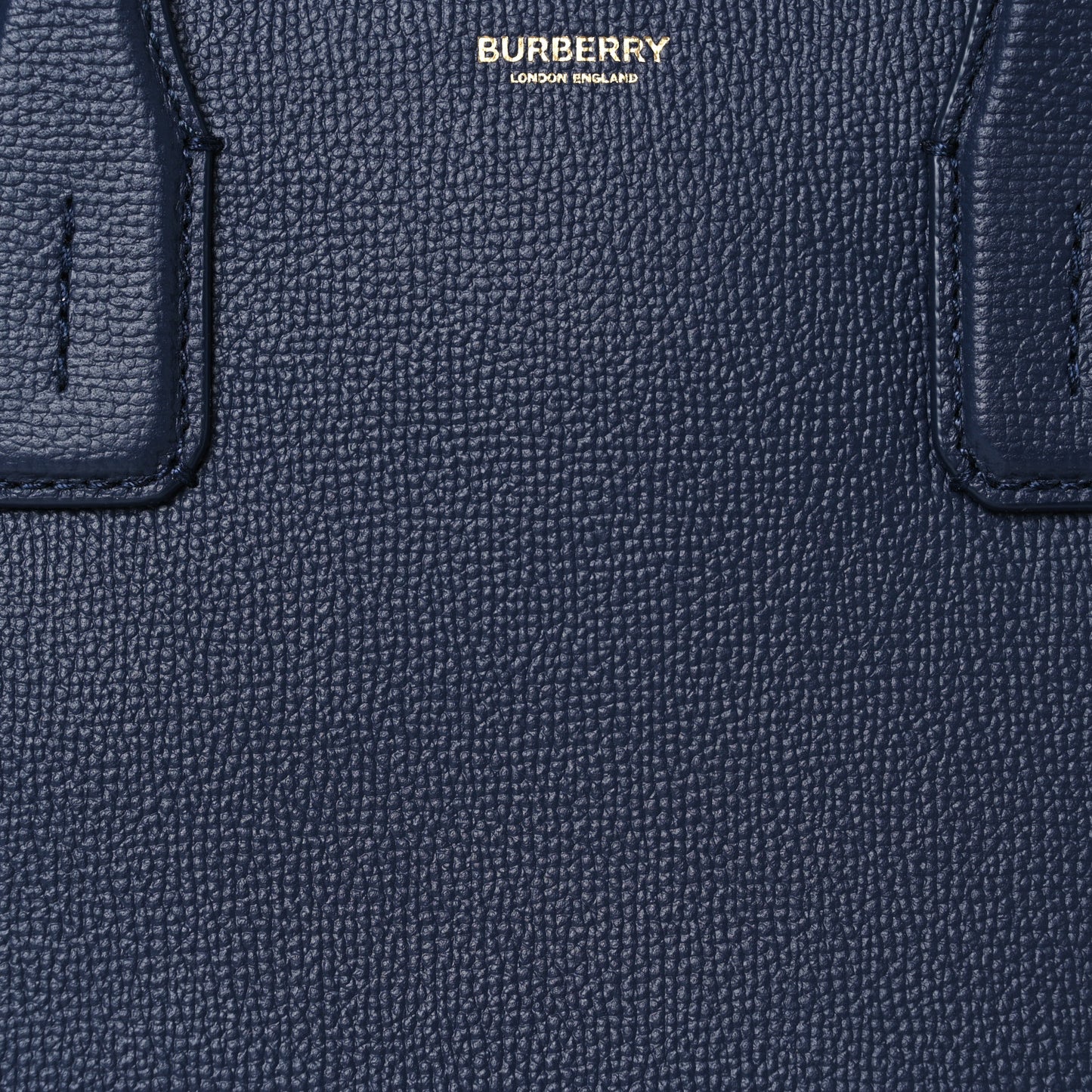 Derby Calfskin Vintage Check Medium Banner Tote Regency Blue
