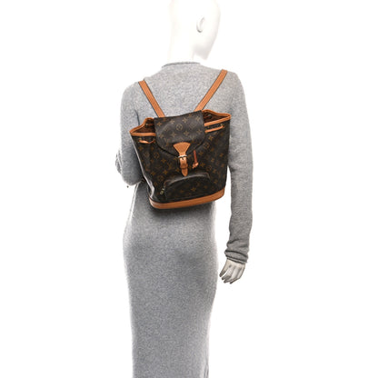 Louis Vuitton Monogram Montsouris MM Backpack 2 of 9