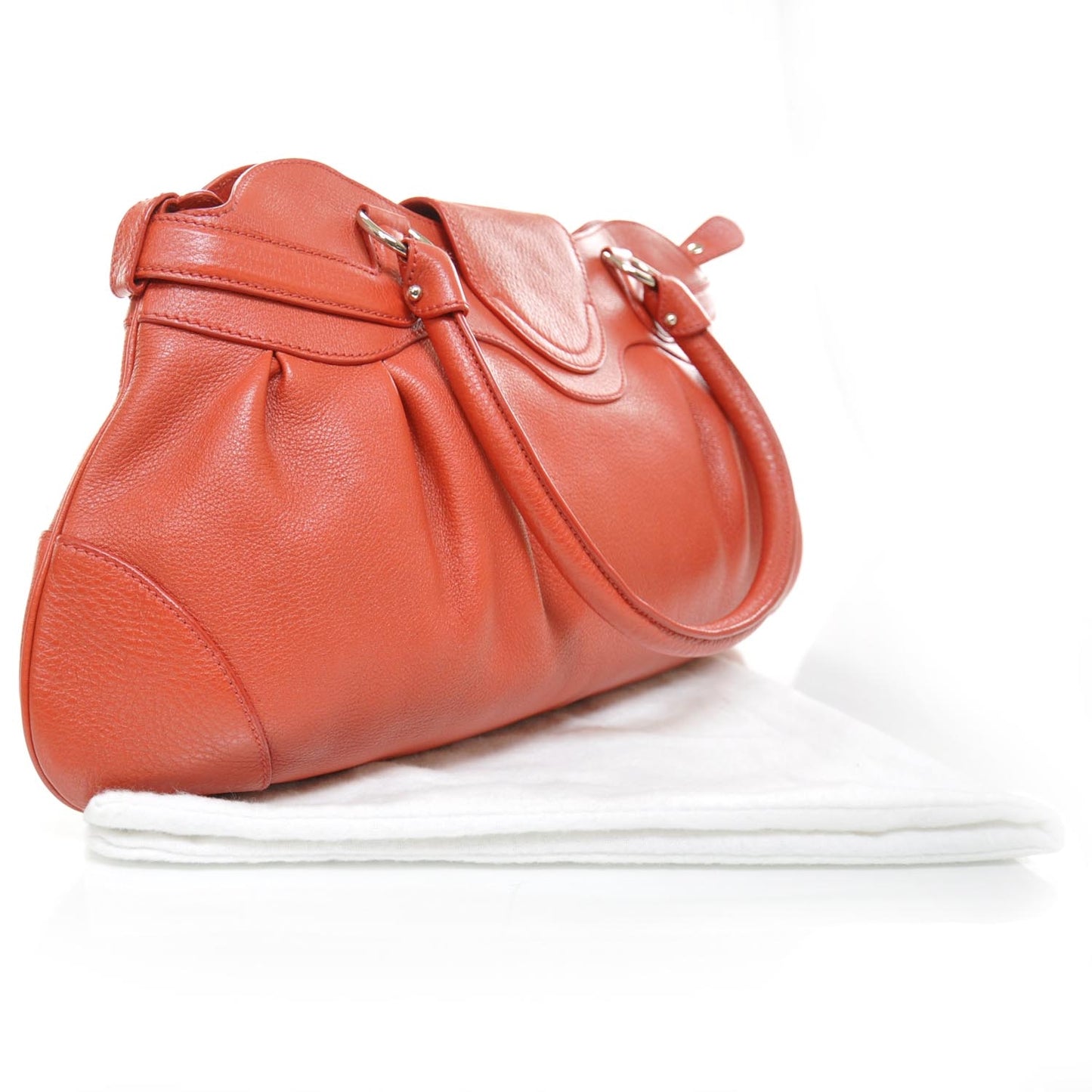 SALVATOREFERRAGAMOLeatherMarisaOrange