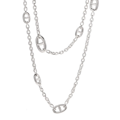 Hermes Sterling Silver Farandole Necklace 120 1 of 5