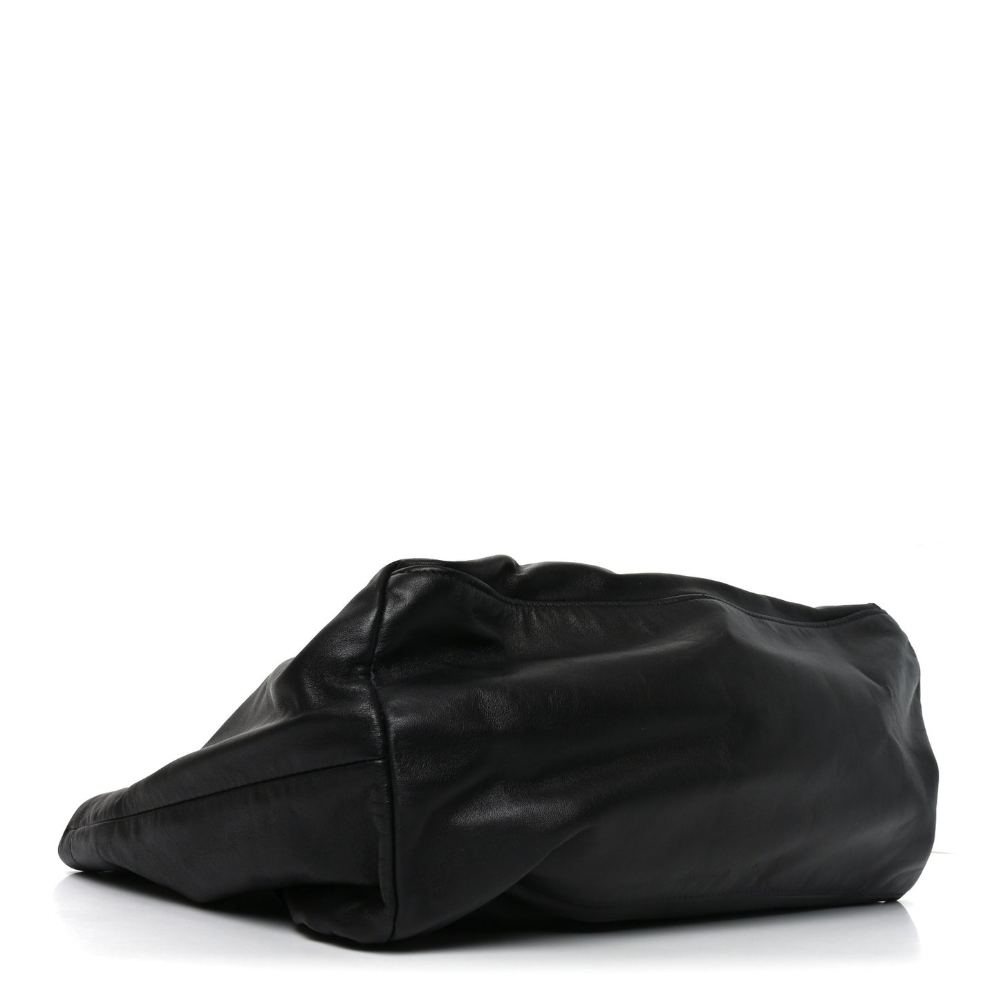 Soft Calf Chain Tote Black