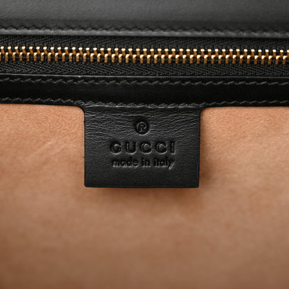 Gucci Guccissima Medium Sylvie Top Handle Bag Black Pink 6 of 16