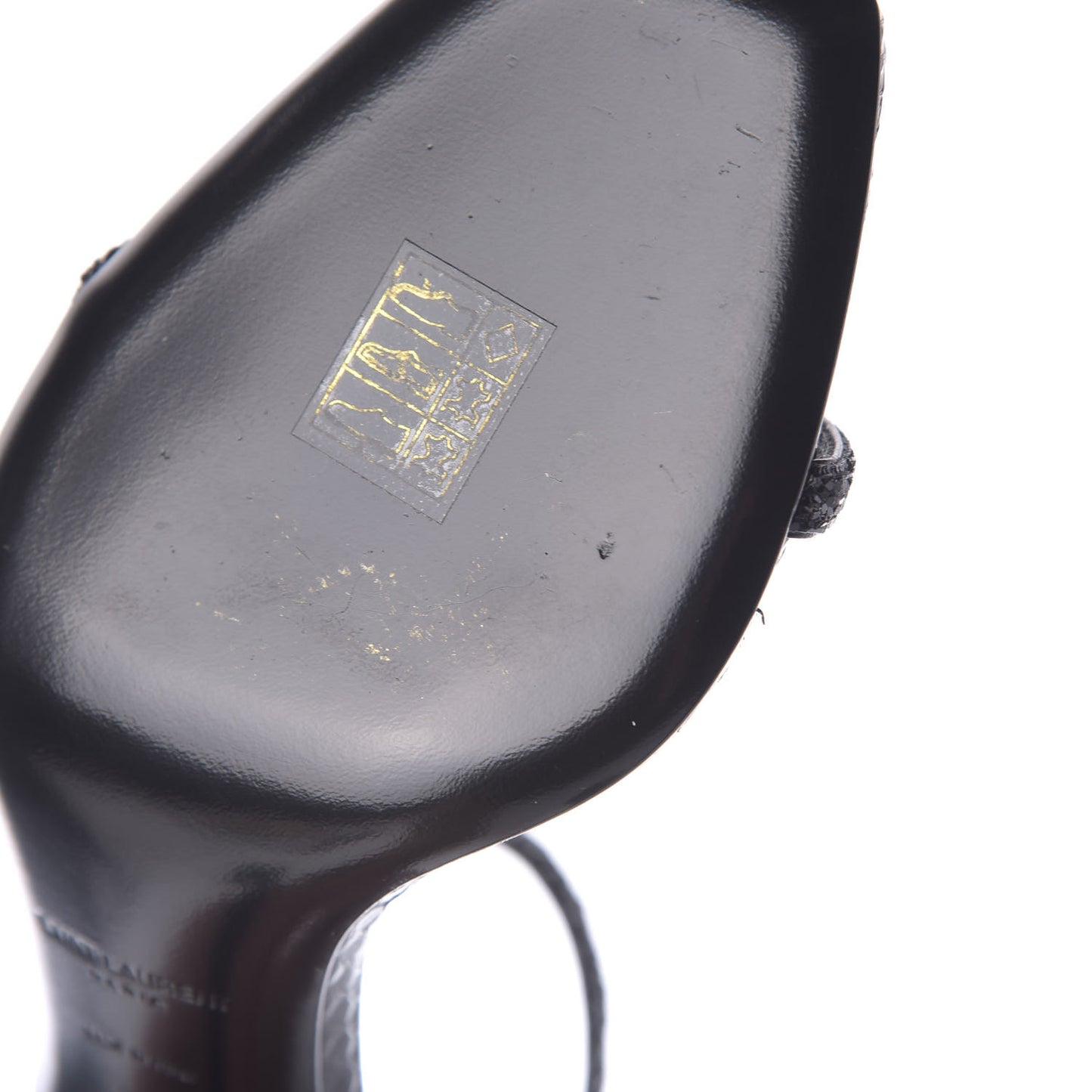 Glitter Opyum Sandals 38 Black