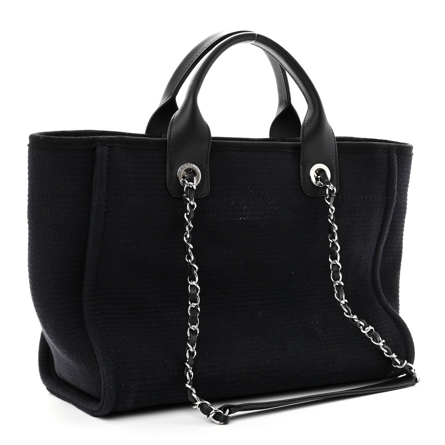 Mixed Fibers Small Deauville Tote Black