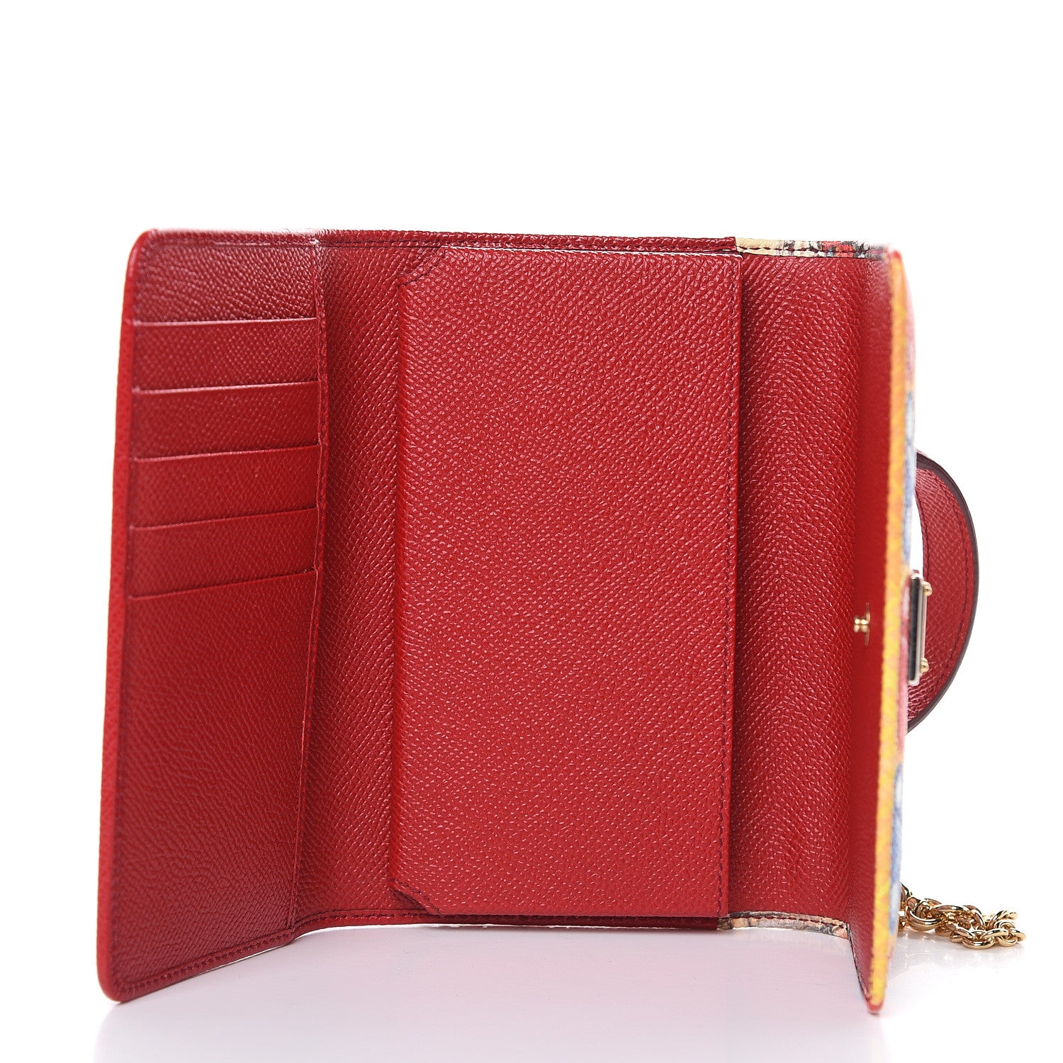 Dolce & Gabbana Dauphine Printed Mini Von Bag Multicolor Red 5 of 9