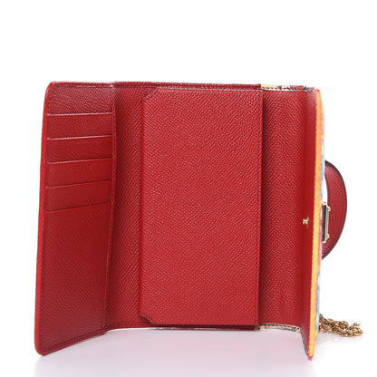 Dolce & Gabbana Dauphine Printed Mini Von Bag Multicolor Red 5 of 9