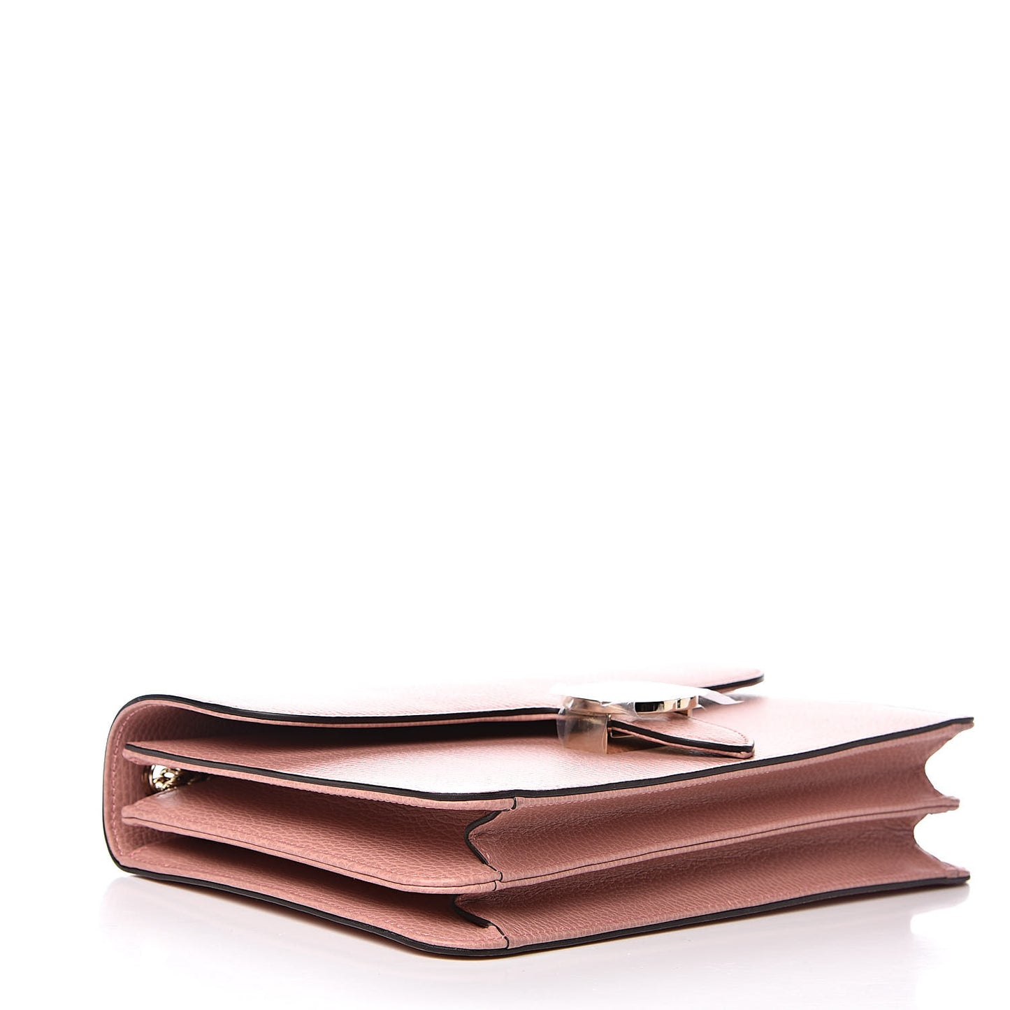 Dollar Calfskin Interlocking G Shoulder Bag Soft Pink