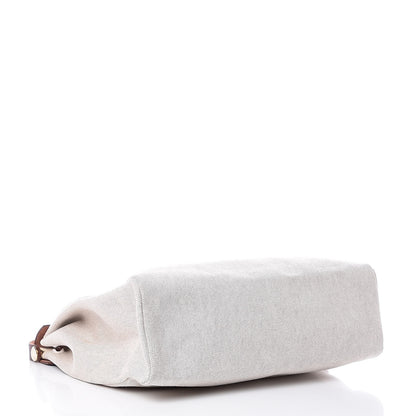 Hermes Toile Calfskin Herbag 39 GM Natural 5 of 8