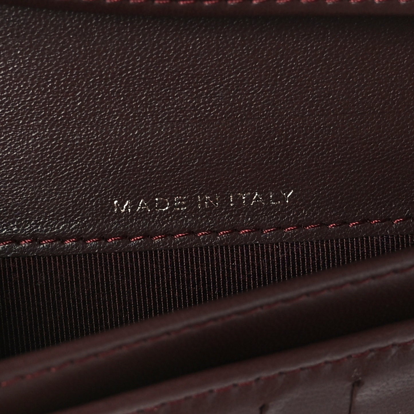 Lambskin Quilted Yen Wallet Black