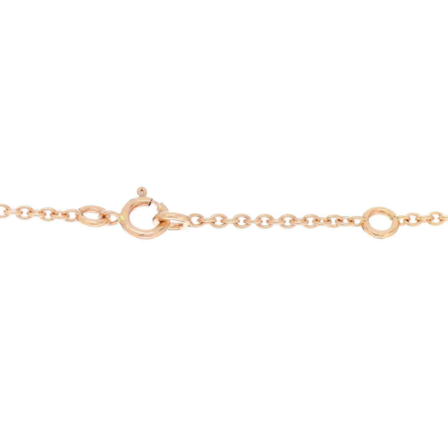 18K Rose Gold Diamond Kelly Amulette Pendant Necklace