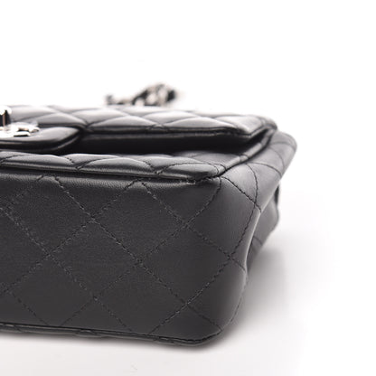 Chanel Lambskin Quilted Mini Rectangular Flap Black 11 of 13