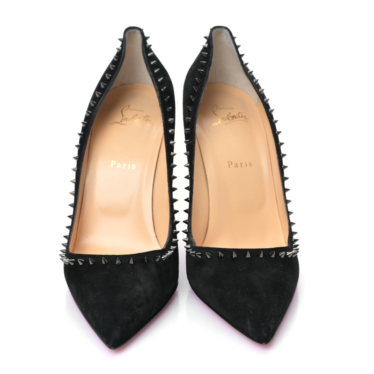 Veau Velours Anjalina 100 Pumps 42 Black Gun