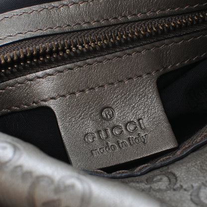 Gucci Guccissima Medium Jockey Hobo Pewter 7 of 8