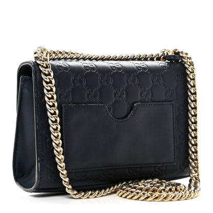 Gucci Guccissima Small Padlock Shoulder Bag Blue Agata 3 of 10