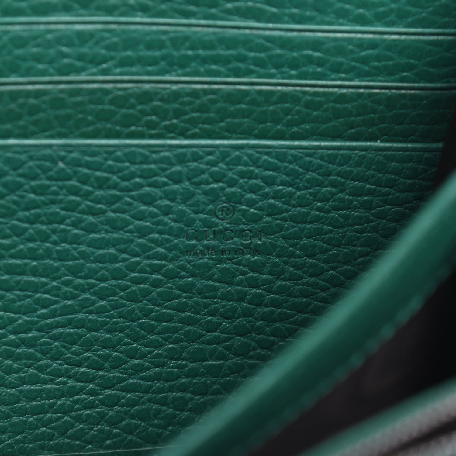 Gucci Calfskin Mini Dionysus Chain Wallet Emerald 6 of 9