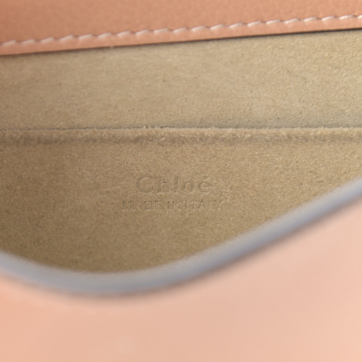 Calfskin Suede Small Nile Bracelet Bag Biscotti Beige