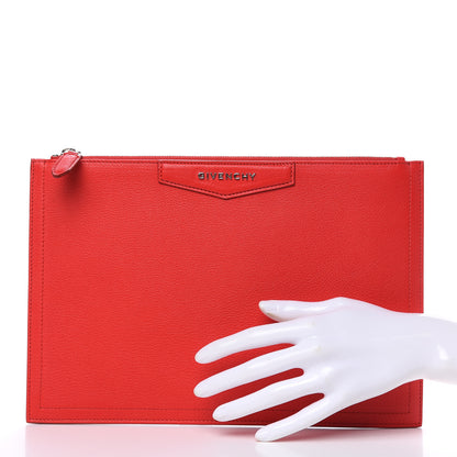 Givenchy Sugar Goatskin Medium Antigona Pouch Medium Red 2 of 7