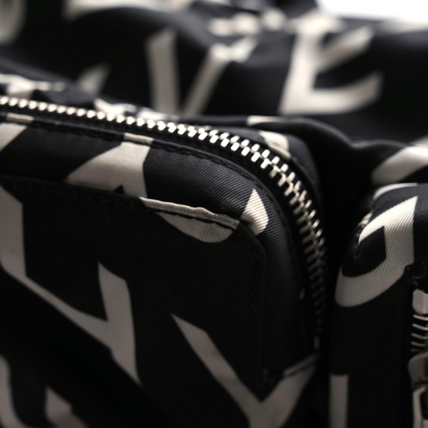 Givenchy Nylon Allover Logo Belt Bag Black 13 of 15