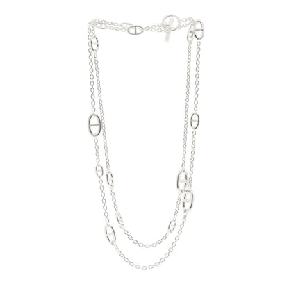 Hermes Sterling Silver Farandole Necklace 120 3 of 6
