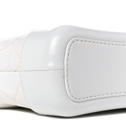 Chanel Aged Calfskin Quilted Small Gabrielle Hobo White 8 of 11