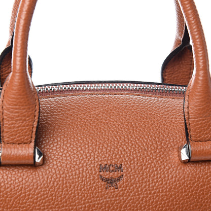 MCM Grained Calfskin Medium Ella Boston Brown 12 of 13