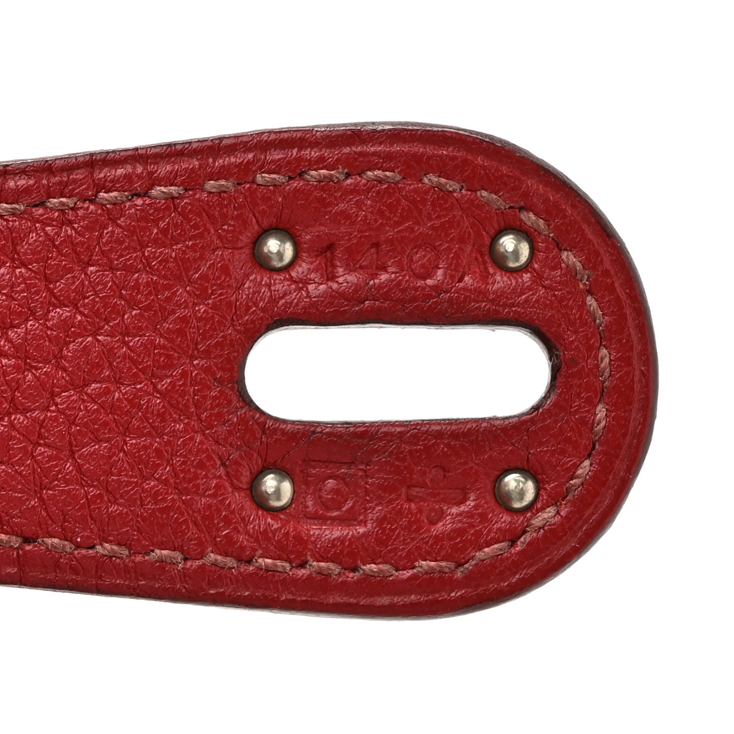 Hermes Taurillon Clemence Lindy 30 Rouge Garance 7 of 17