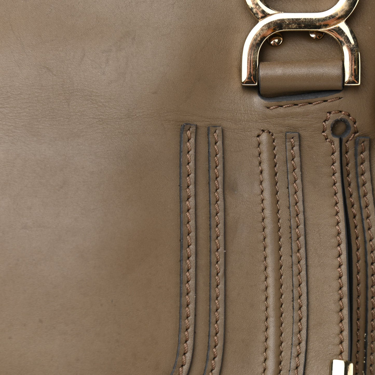 Calfskin Medium Marcie Satchel Anchor Grey