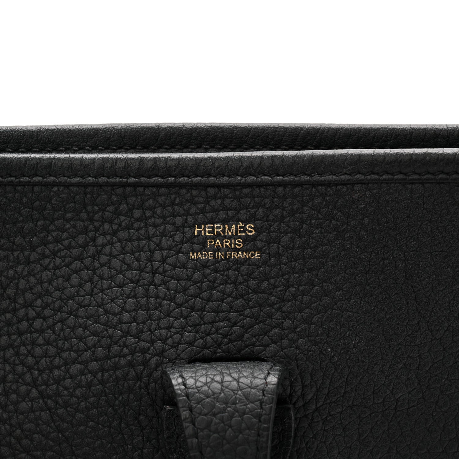 Hermes Taurillon Clemence Evelyne III PM Black PM Black 6 of 10