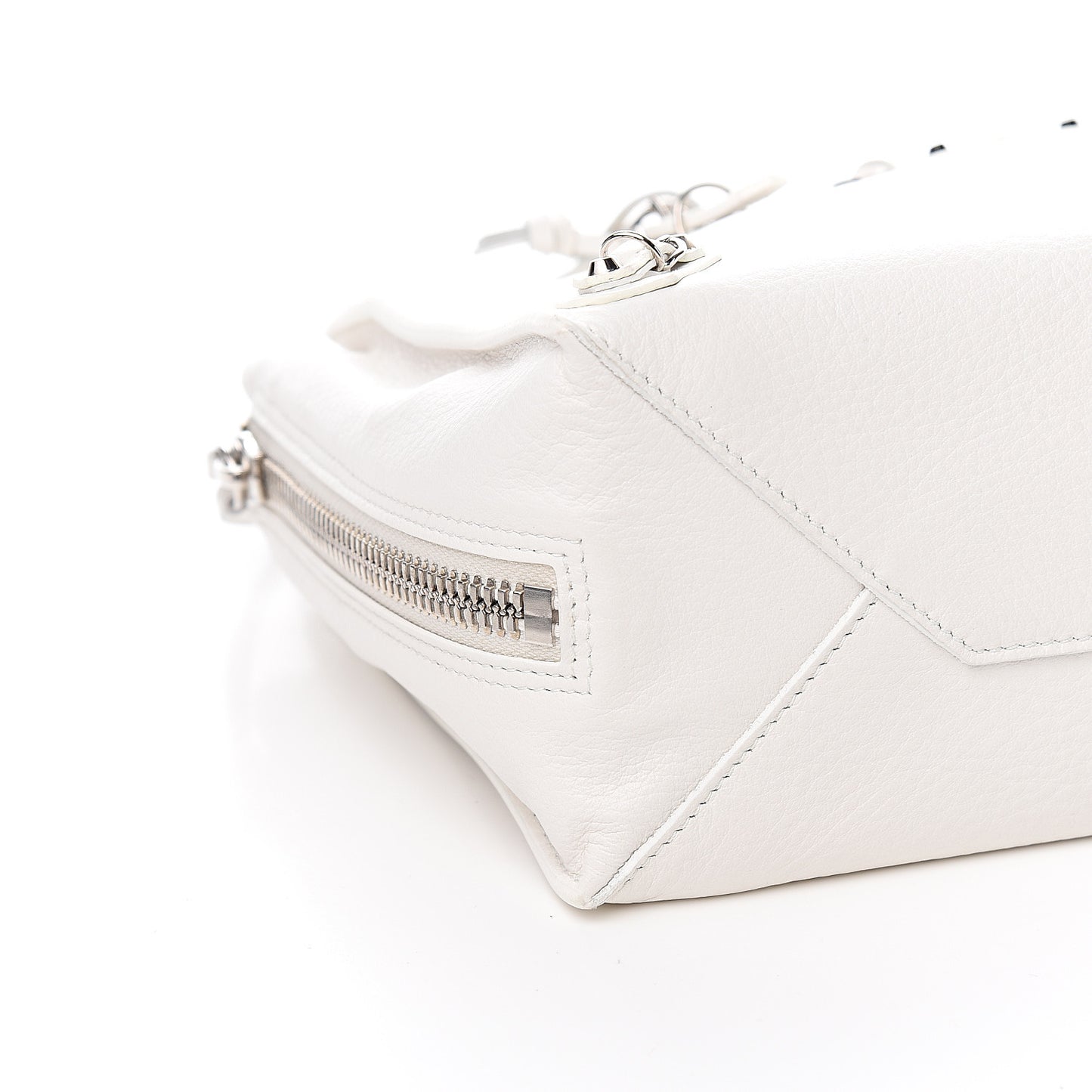Veau Papier A6 Zip Around Tote White