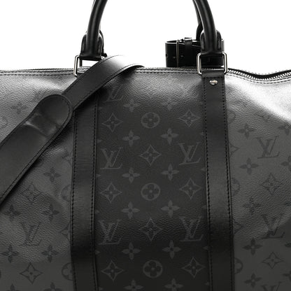 Louis Vuitton Reverse Monogram Eclipse Keepall Bandouliere 50 7 of 13