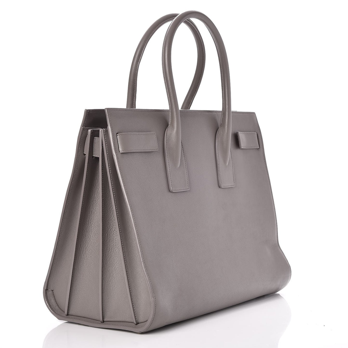 Calfskin Large Sac De Jour Carryall Grey