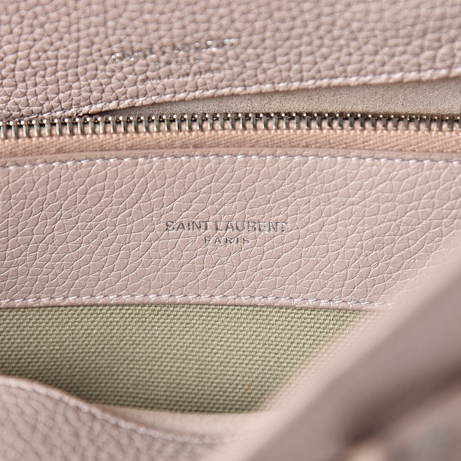 Saint Laurent Grained Calfskin Baby Sac De Jour Souple Pale Blush 7 of 12