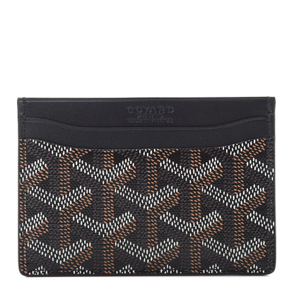 Goyard Goyardine Saint Sulpice Card Holder Black 1 of 8
