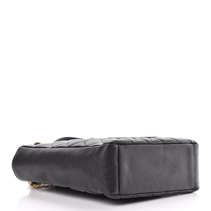 Chanel Caviar Quilted Petit Shopping Tote PST Black 4 of 12