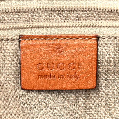 Gucci Calfskin Tattoo Heart Tribeca Messenger Bag Tan 6 of 9