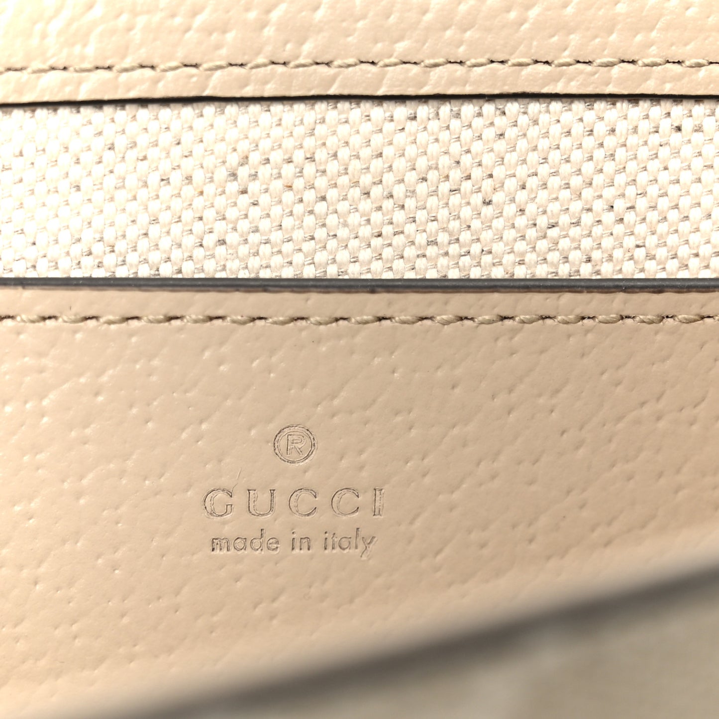 GG Supreme Monogram Textured Dollar Calfskin Web Mini Ophidia Envelope Shoulder Bag Beige Mystic White Oatmeal