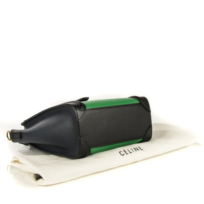 Celine Smooth Calfskin Nano Tri-Color Luggage Grass 4 of 8