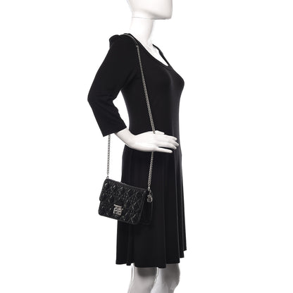 Christian Dior Patent Cannage Miss Dior Promenade Pouch Black 2 of 12