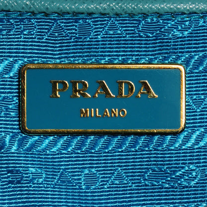 Prada Saffiano Lux Medium Double Zip Tote Anice 9 of 11