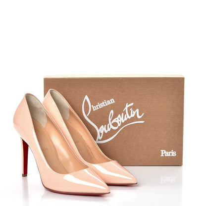 Christian Louboutin Patent Pigalle 100 Pumps 39 Poudre 8 of 8