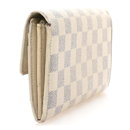 Louis Vuitton Damier Azur Sarah Wallet 3 of 9