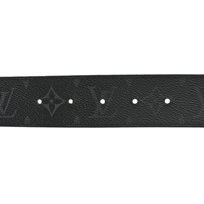 Louis Vuitton Monogram Eclipse Taigarama 40mm LV Initiales Reversible Belt 90 36 Black 6 of 8