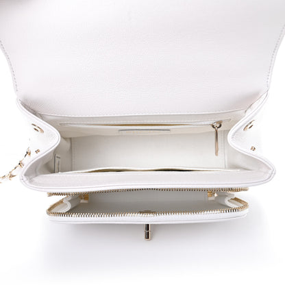 Chanel Caviar Quilted Medium Business Affinity Flap White 5 of 10