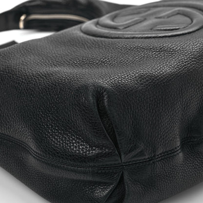 Gucci Pebbled Calfskin Soho Hobo Black 10 of 14
