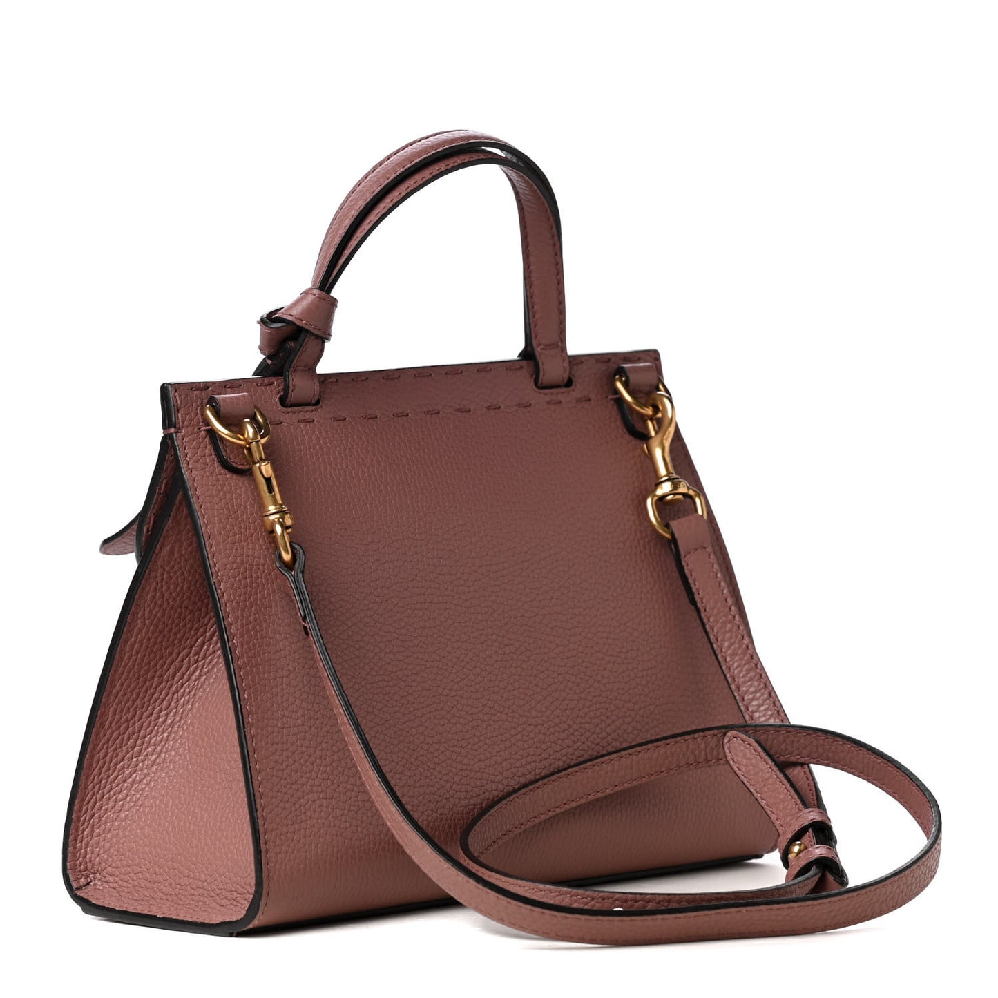 Calfskin Mini GG Marmont Top Handle Bag Rosy Phard