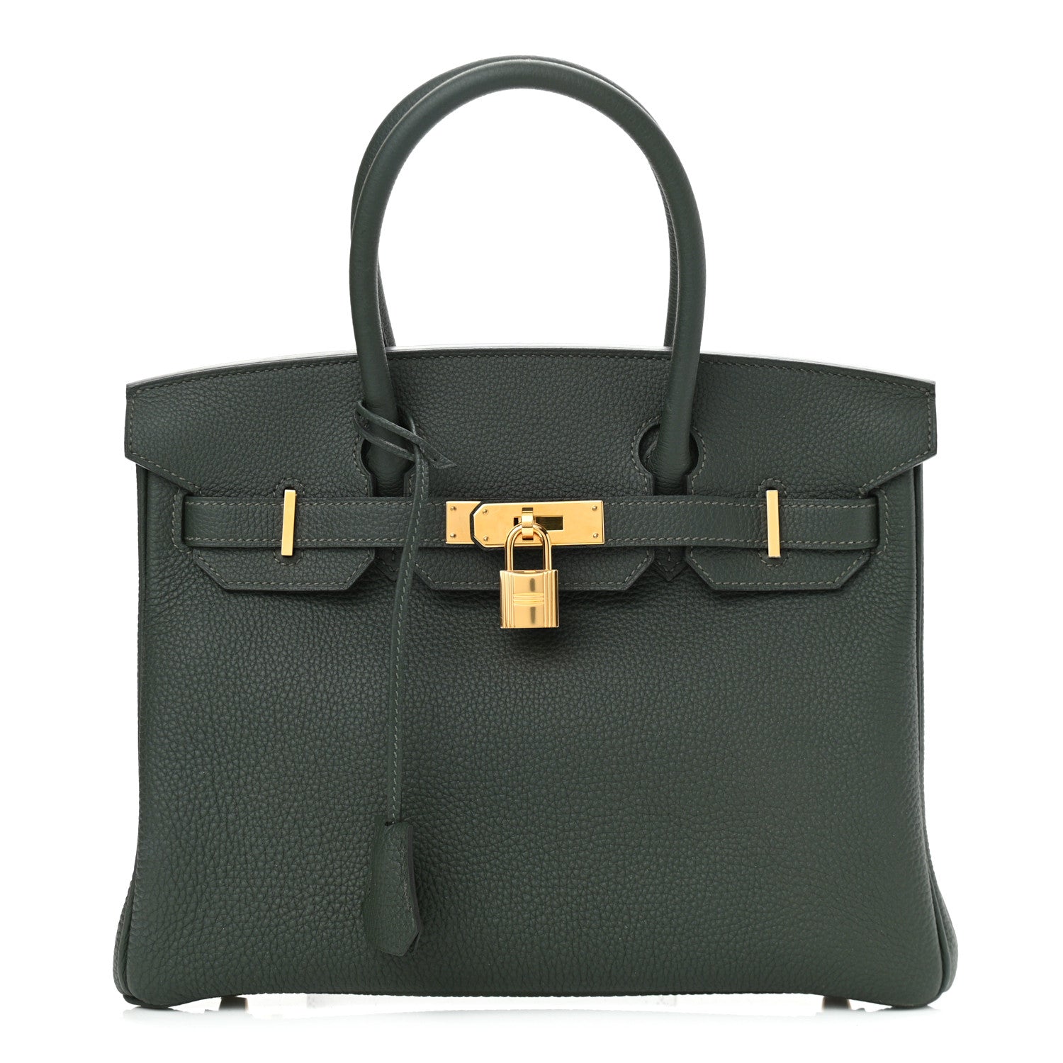 Hermes Togo Birkin 30 Vert Fonce 1 of 11