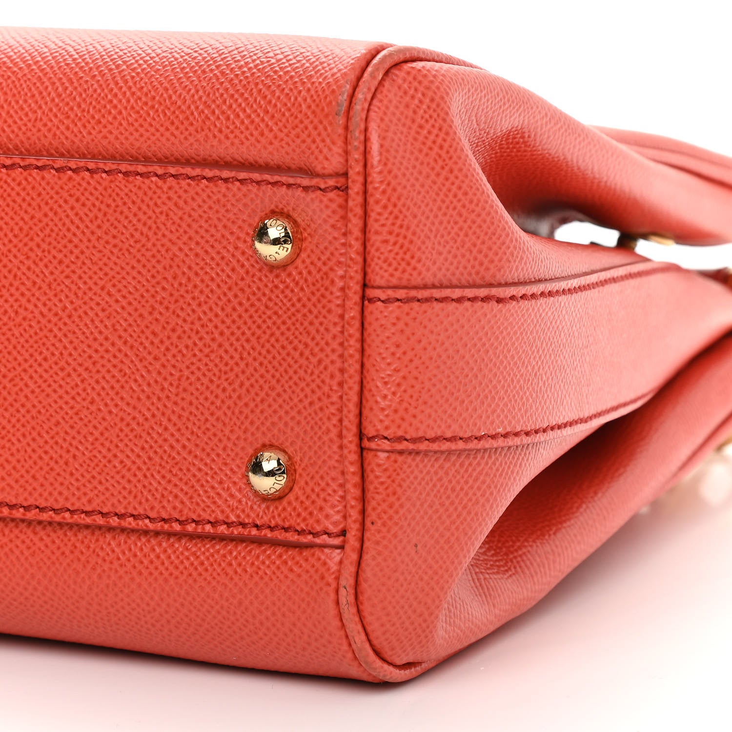 Dolce & Gabbana Dauphine Medium Miss Sicily Shopper Tote Orange 9 of 11