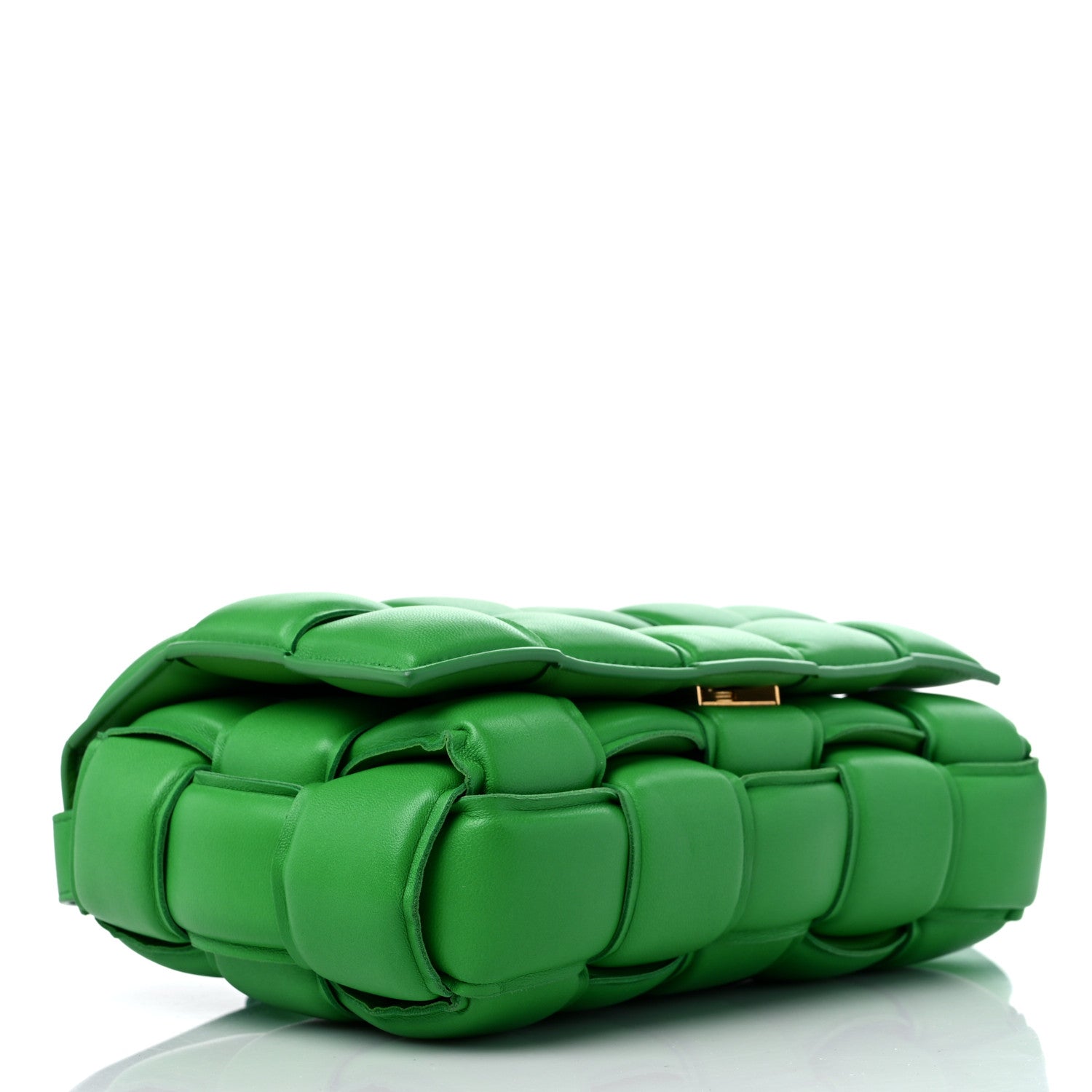 Bottega Veneta Nappa Maxi Intreccio Padded Cassette Crossbody Bag Grass 4 of 8